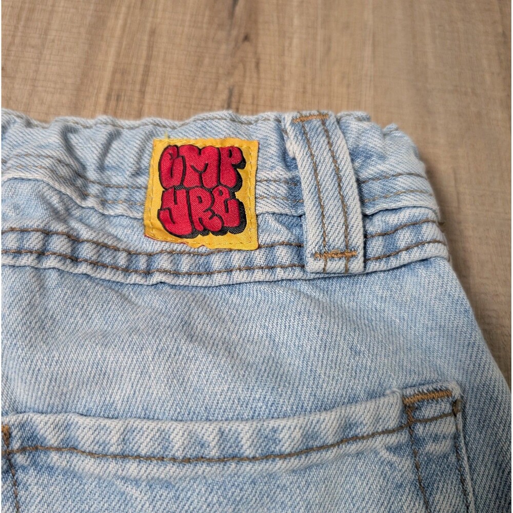 EMPYRE Baggy Skate Jeans Size 26 Light Wash Blue Denim Loose Fit Y2K Skater - Picture 6 of 11